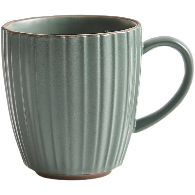 High value mug couple ceramic cup children cute pair of drinking cups household creative coffee cup ins wind