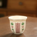 180ml/250ml Coffee Cups Ceramics Teacups Flower Pattern Anti-scald Latte Art Espresso Mugs Hand Held Cappuccino Mugs Xmas Gift